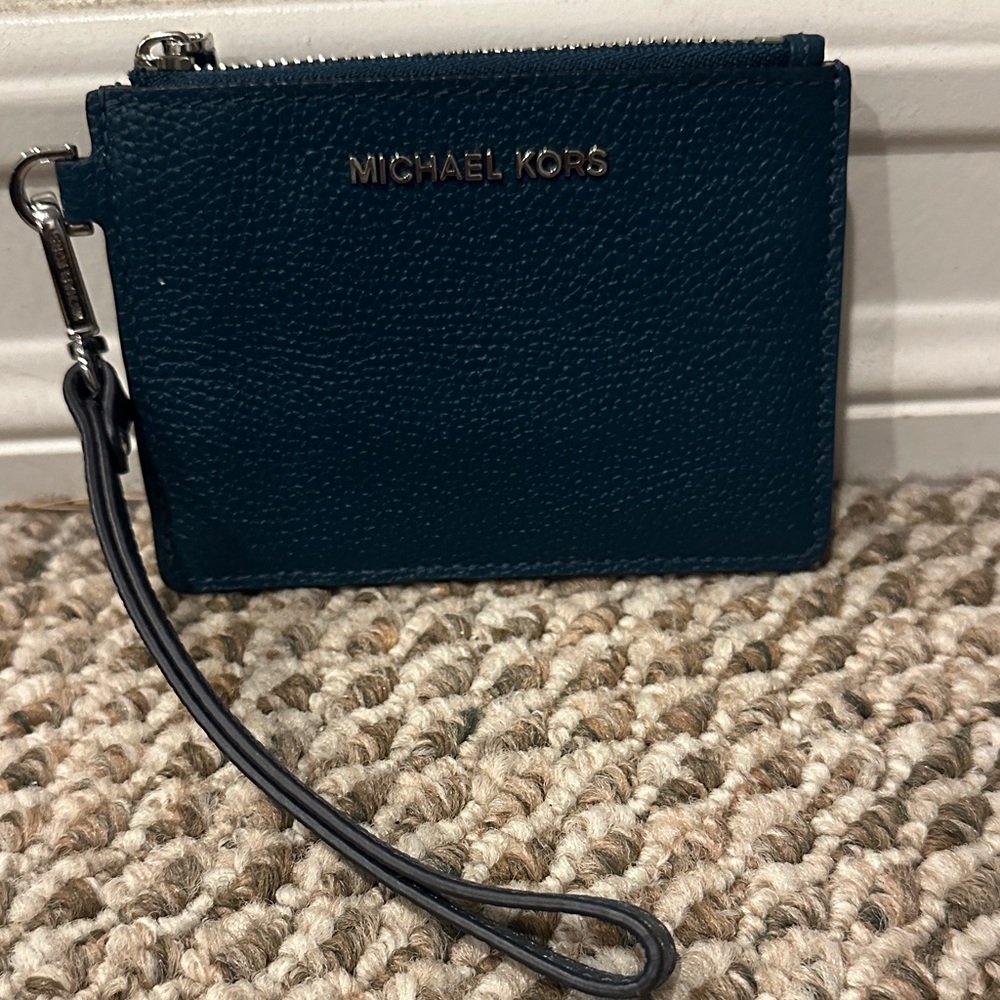 Michael Kors Dark Blue Wristlet